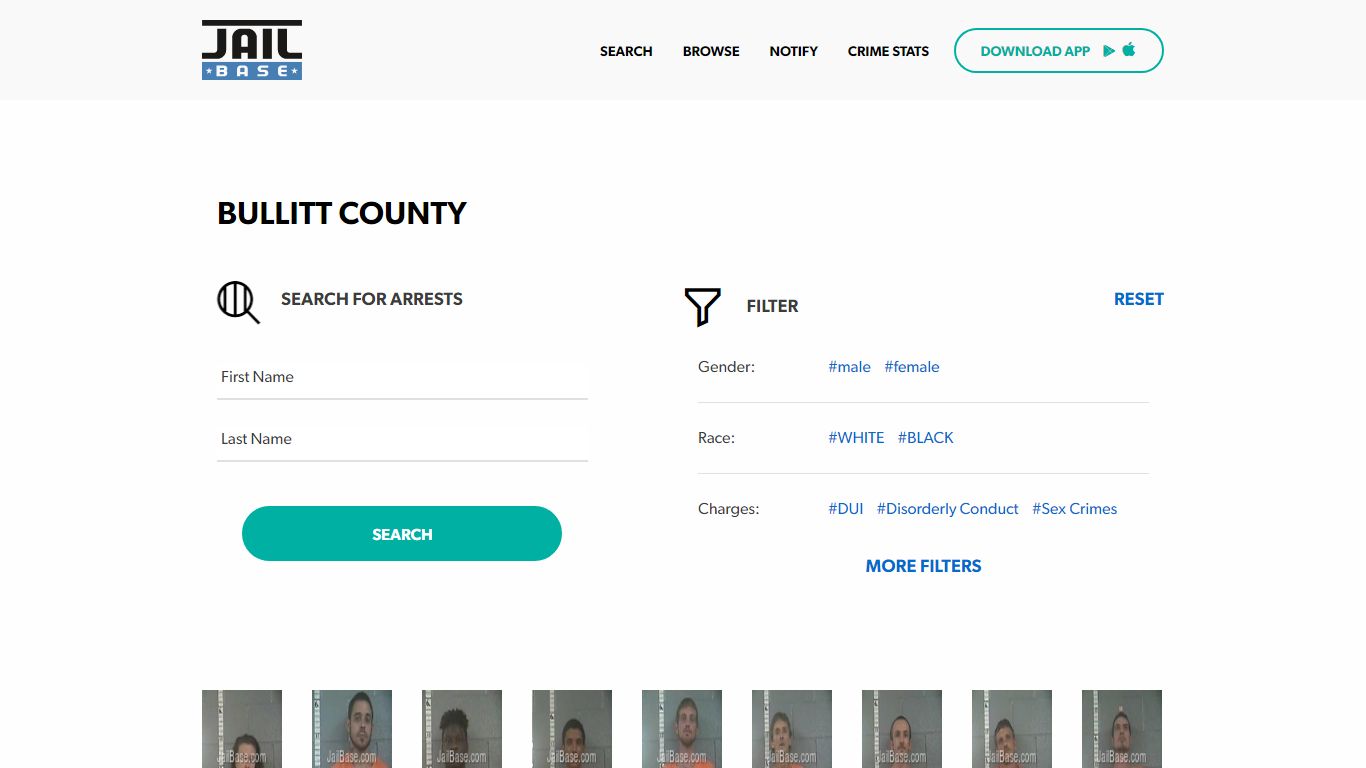 Bullitt County Jail Inmate Search and Mugshots | JailBase